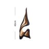 Artisan Curved Timber Sculpture  Irregular 3D Wooden Artwork  Executive Bookshelf  Minimalist Sanct 7