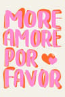 Amor Por Favor Canvas  Eclectic Pink Nordic Love Quote Art  Executive Studio  Vibrant Sanctuary Dec 9