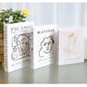 Artisan Curation Triptych  3Pack Designer Decorative Books  Executive Bookshelf  Modern Sanctuary D 15