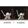 Blanc De Chine Samurai  Geometric Ceramic Warrior Figurine  Executive Studio  Oriental Sanctuary De 15