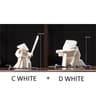 Blanc De Chine Samurai  Geometric Ceramic Warrior Figurine  Executive Studio  Oriental Sanctuary De 20