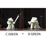 Blanc De Chine Samurai  Geometric Ceramic Warrior Figurine  Executive Studio  Oriental Sanctuary De 21