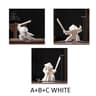 Blanc De Chine Samurai  Geometric Ceramic Warrior Figurine  Executive Studio  Oriental Sanctuary De 22