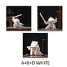 Blanc De Chine Samurai  Geometric Ceramic Warrior Figurine  Executive Studio  Oriental Sanctuary De 24