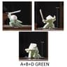 Blanc De Chine Samurai  Geometric Ceramic Warrior Figurine  Executive Studio  Oriental Sanctuary De 25