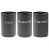Nexus Essence Trio  Airtight Coffee Tea  Sugar Canister Set  Executive Countertop Storage  Ritual S 9