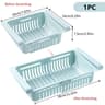 Nexus StretchDrawer  Adjustable Refrigerator PullOut Shelf  UnderShelf FreshKeeper 9