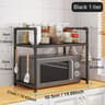 Microwave Storage Rack  SpaceSaving Countertop Organizer  Advanced Kitchen Utensil  Tableware Shelf 7