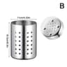 Stainless Steel Cutlery  Chopstick Holder  Breathable Countertop Organizer  Executive Kitchen Drain 6