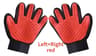 Silicone FiveFinger Pet DeShedding Grooming Glove 21