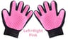 Silicone FiveFinger Pet DeShedding Grooming Glove 22
