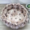 Plush Nesting Donut Pet Bed  Cushion Basket 8