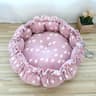 Plush Nesting Donut Pet Bed  Cushion Basket 11
