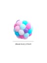 Colorful Handmade Elastic Bell Ball Interactive Cat Toy 12