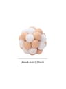 Colorful Handmade Elastic Bell Ball Interactive Cat Toy 7