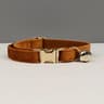 Luxury Personalized Velvet Cat Collar With Custom Name Plate Bell And Detachable Bow Tie 16