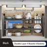 MultiUse Expandable UnderSink Organizer  Adjustable Cabinet Storage Shelf 8
