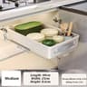 HeavyDuty PullOut Cabinet Sliding Organizer Drawer With Smooth Guide Rails 6