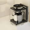 Carbon Steel MultiLayer UnderSink Cabinet  HeavyDuty Pot Organizer Rack 9