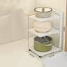 Carbon Steel MultiLayer UnderSink Cabinet  HeavyDuty Pot Organizer Rack 13