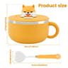 Insulated Sealed Ramen Cooker Bowl With Lid And Fork 6