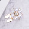Detachable Crystal Pearl Button Covers  Decorative Clips 9