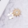 Detachable Crystal Pearl Button Covers  Decorative Clips 11