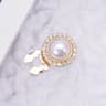 Detachable Crystal Pearl Button Covers  Decorative Clips 6