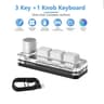 Custom 3Key Programmable Mechanical Macropad With Precision Knob 7