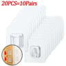 DoubleSided Adhesive Wall Hooks And Plug Socket Holders 7