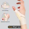 Premium Adjustable Thumb Spica Splint For Arthritis  Tendonitis Relief 7