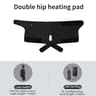 Electric Heating Dual Hip Support Pad With Vibration Massager 6