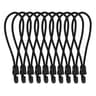 110Pcs Bungee Cords With Hooks High Elasticity Rubber Tensioners 11