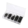 50PcsBox Stainless Steel Fishing Connector Pin Bearing Rolling Swivel With Snap 6