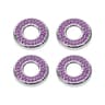 4Pcs Crystal Rhinestone Car Door Lock Cover Stickers 11