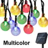 Solar Outdoor Crystal Ball String Lights Waterproof Fairy Garland For Garden Patio 8