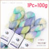 Handmade Gradient Dyed Wool Yarn 100g 270m Cotton Wool Blend For Knitting And Crochet 14