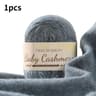 50g UltraSoft Mohair Cashmere Yarn Roll Thin Fluffy Wool Thread For Hand Crochet And DIY Fine Knitt 11