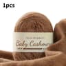 50g UltraSoft Mohair Cashmere Yarn Roll Thin Fluffy Wool Thread For Hand Crochet And DIY Fine Knitt 7