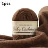50g UltraSoft Mohair Cashmere Yarn Roll Thin Fluffy Wool Thread For Hand Crochet And DIY Fine Knitt 8