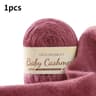 50g UltraSoft Mohair Cashmere Yarn Roll Thin Fluffy Wool Thread For Hand Crochet And DIY Fine Knitt 19