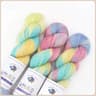 3Pcs Set Merino Wool Yarn Soft Rainbow HandDyed Thread For DIY Knitting Sweaters Scarves And Hats 8