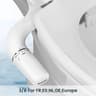 SAMODRA UltraSlim Bidet Toilet Seat Attachment Dual Nozzle Adjustable Water Pressure 8