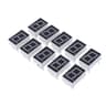 10Pcs 056Inch SingleDigit 7Segment Red LED Digital Display Tubes 6