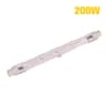 118mm DoubleEnded Linear R7s Halogen Light Bulb 100W  200W  300W AC 230V 7