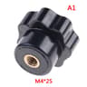 Plum Blossom HandTighten Star Clamping Knob Nuts M4 M5 M6 M8 Thread 7
