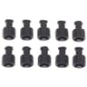 10Pcs Integrated PP Luer Lock Plug Adapters Male  Female Syringe End Caps 9