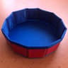 Portable Blue Pet Bath Tub For Indoor  Outdoor Use 7