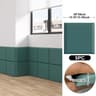 5Piece 3D Leather Wall Panels 35x35cm Soft AntiCollision SelfAdhesive Stickers 10