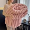 Thickened Wide Striped Multifunctional Blanket  Soft Bed Coverlet 10